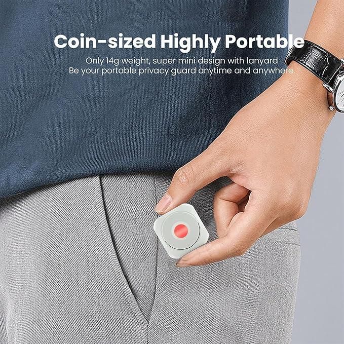 Mini Camera Detector – Advanced Portable Anti-Spy Device for Hidden Cameras, GPS Trackers & Wireless Bugs