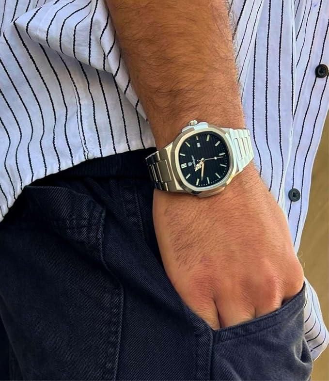 Men’s Premium Stainless Steel Watch – Bold. Durable. Refined