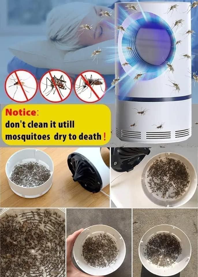 OxyGuard™ Silent Electric Insect Killer | Rechargeable Suction Trap for Home & Outdoor | 360° Mosquito Catcher | Safe & Noise-Free