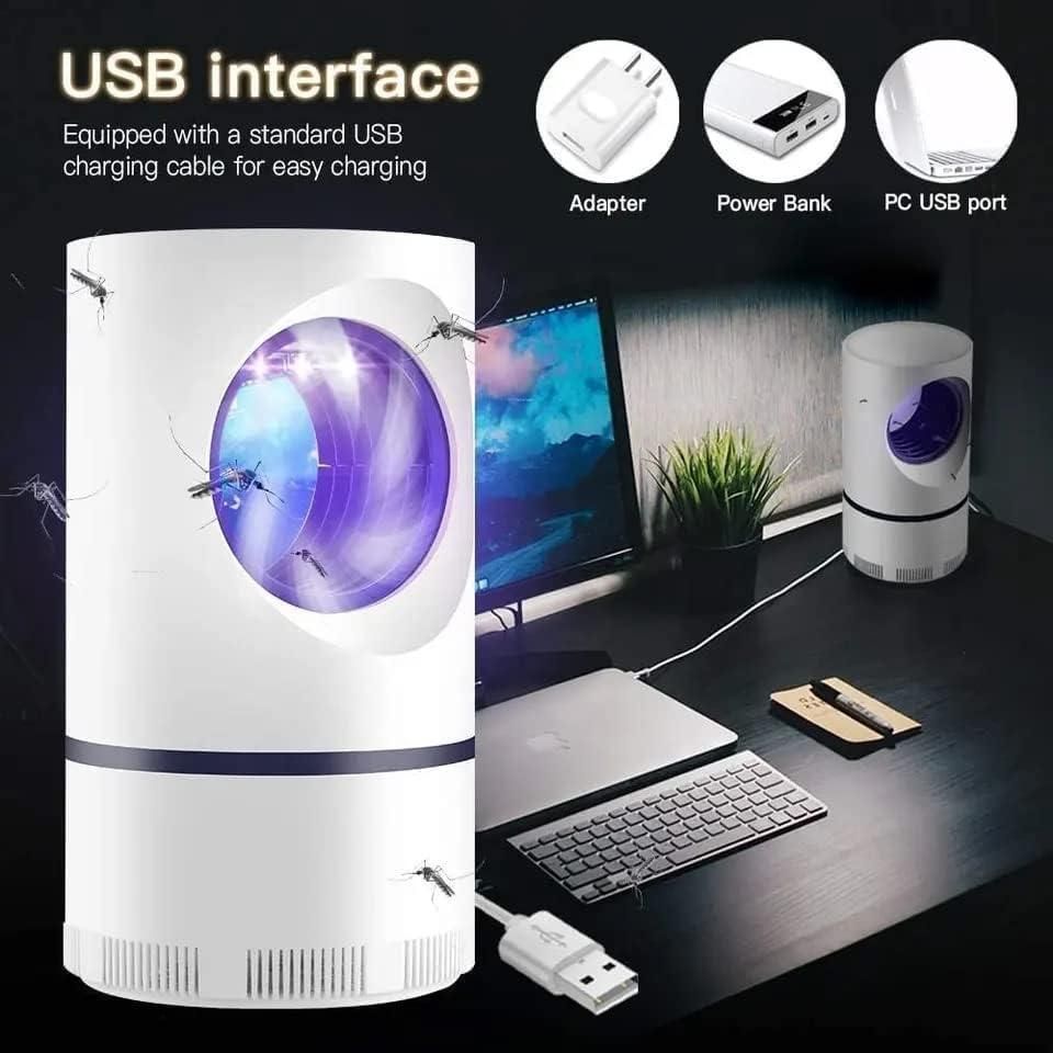 OxyGuard™ Silent Electric Insect Killer | Rechargeable Suction Trap for Home & Outdoor | 360° Mosquito Catcher | Safe & Noise-Free