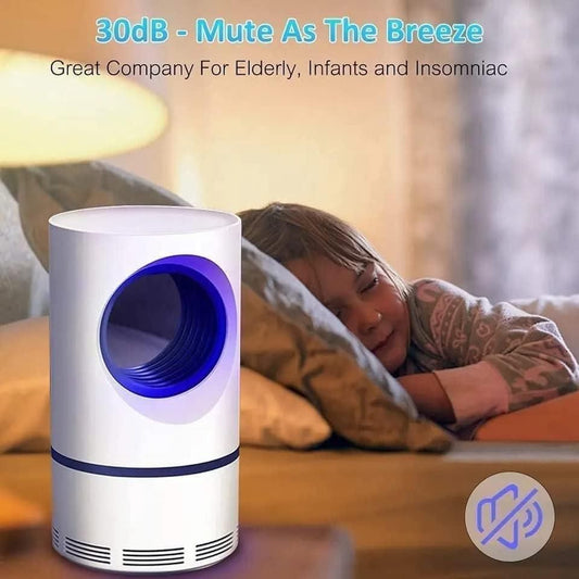 OxyGuard™ Silent Electric Insect Killer | Rechargeable Suction Trap for Home & Outdoor | 360° Mosquito Catcher | Safe & Noise-Free