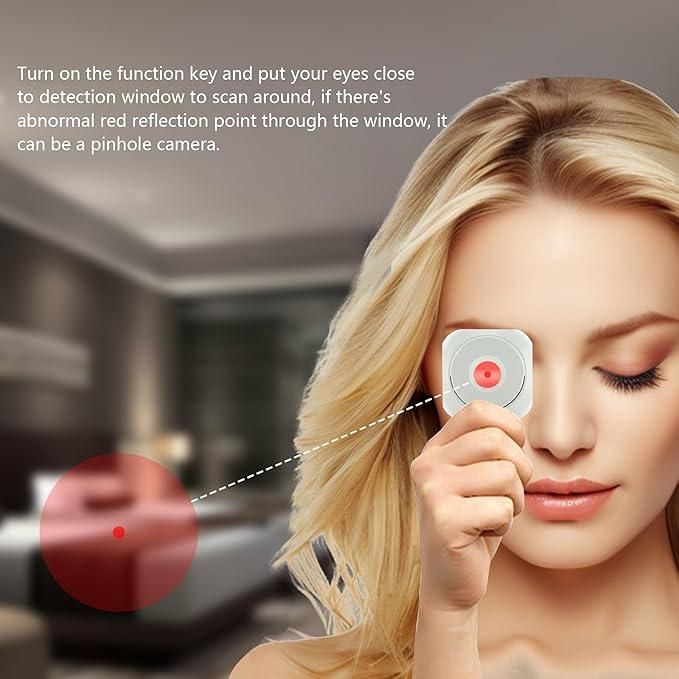 Mini Camera Detector – Advanced Portable Anti-Spy Device for Hidden Cameras, GPS Trackers & Wireless Bugs