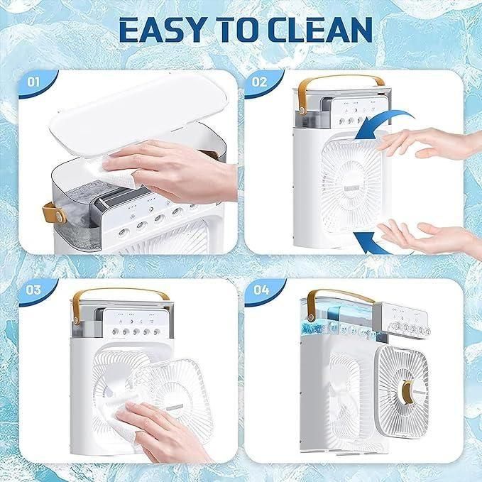 Mini USB Air Cooler Fan – Powerful, Portable & Rechargeable Summer Relief!