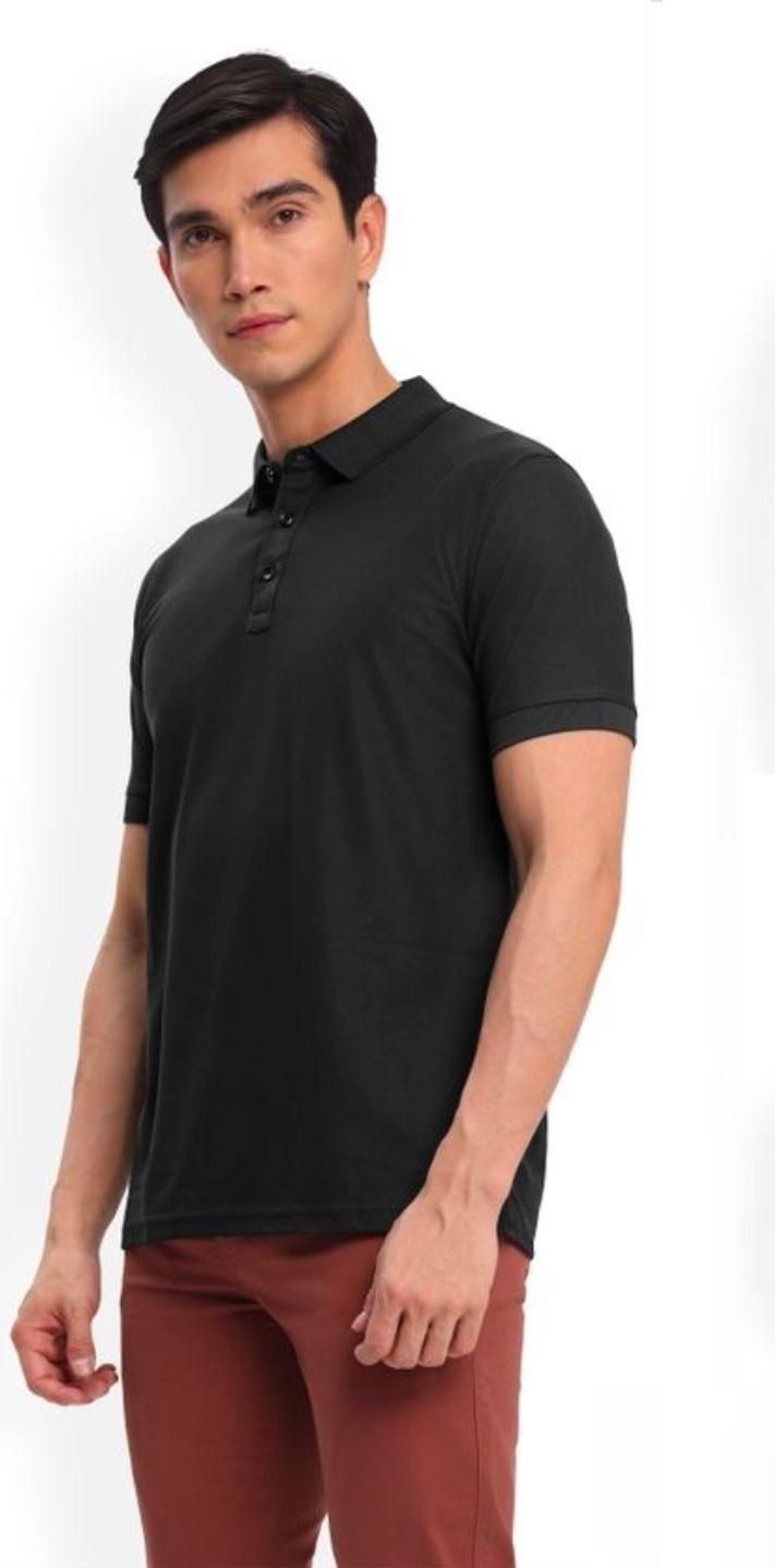 UrbanFit™ Men's Solid Polo T-Shirt (Pack of 3) – Casual Wear | Soft Poly Cotton | Half Sleeves | Regular Fit