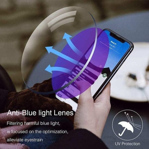 "3-in-1 Photochromic Reading Glasses – Far & Near Vision + Blue Light Protection"