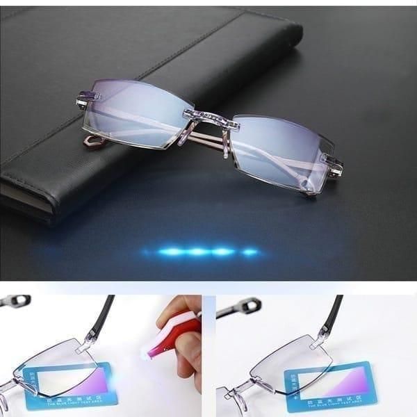 "3-in-1 Photochromic Reading Glasses – Far & Near Vision + Blue Light Protection"