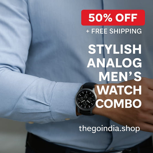 Stylish Analog Men's Watch Combo – Pack of 2 (Premium Leather Strap)