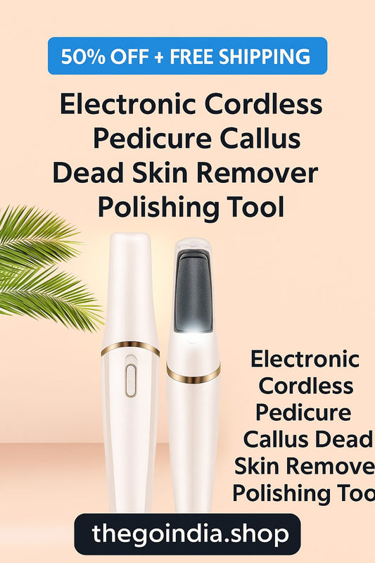Electronic Cordless Pedicure Callus Dead Skin Remover Polishing Tool