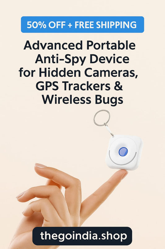 Mini Camera Detector – Advanced Portable Anti-Spy Device for Hidden Cameras, GPS Trackers & Wireless Bugs